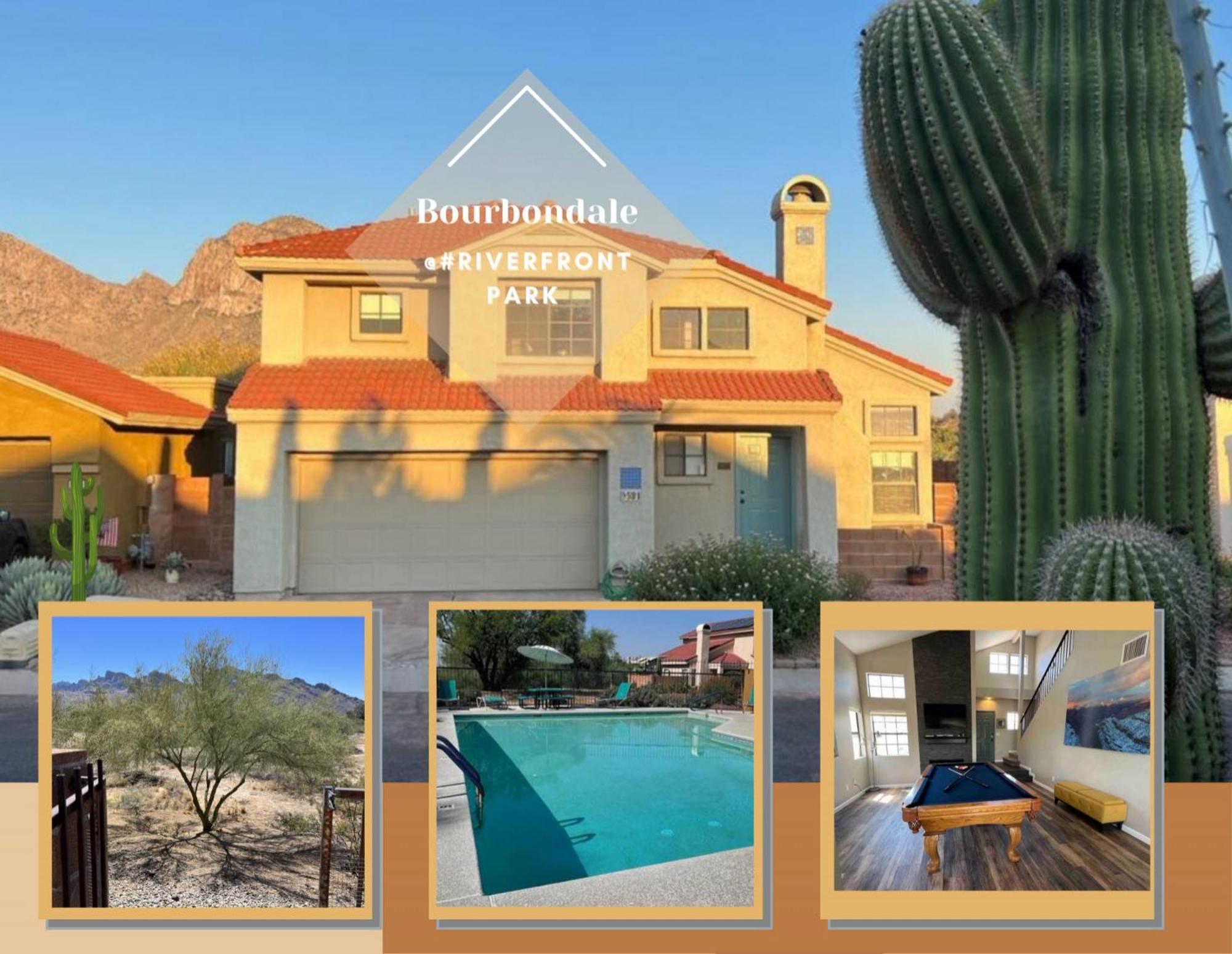Private Home - Billiards, Mountain Views, Private Desert Access, Hoa Pool & Spa, Bbq, At Lambert Park - Bourbondale Tucson Esterno foto